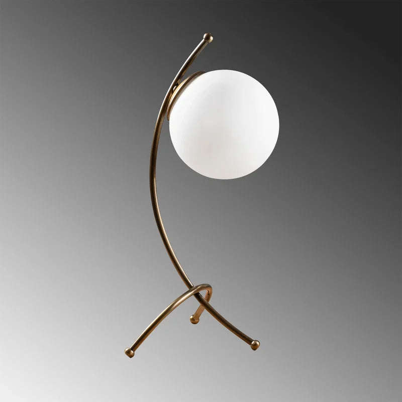 Modern Table Lamp - Velora-Messing-Nora Luxe