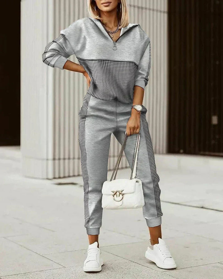 Modern Tracksuit Set - Mira-Gray-XS-Nora Luxe