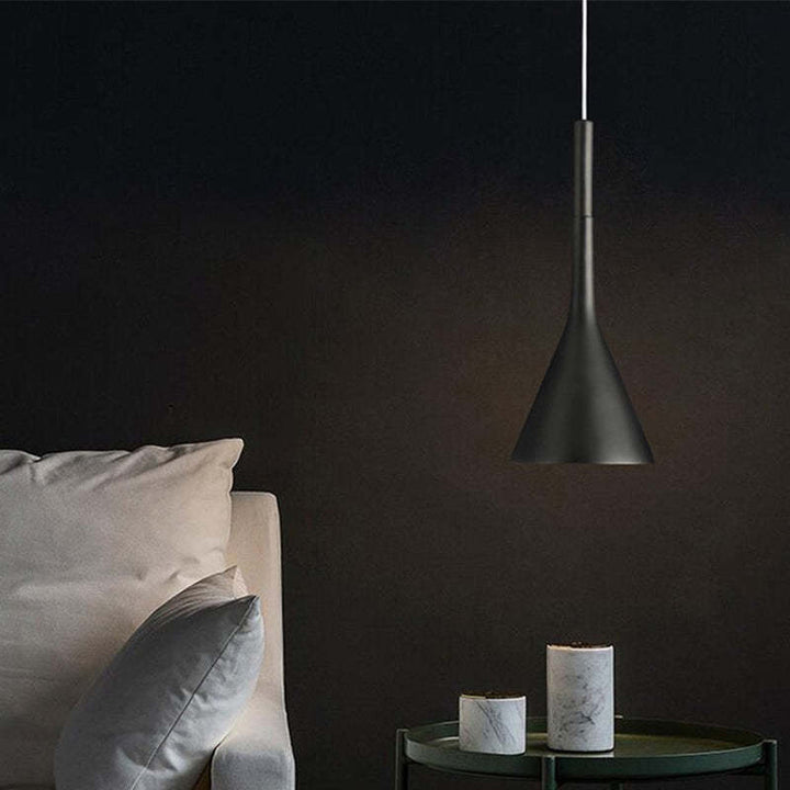 Modern Triangle Pendant Lamp - Trionda-Black-Nora Luxe