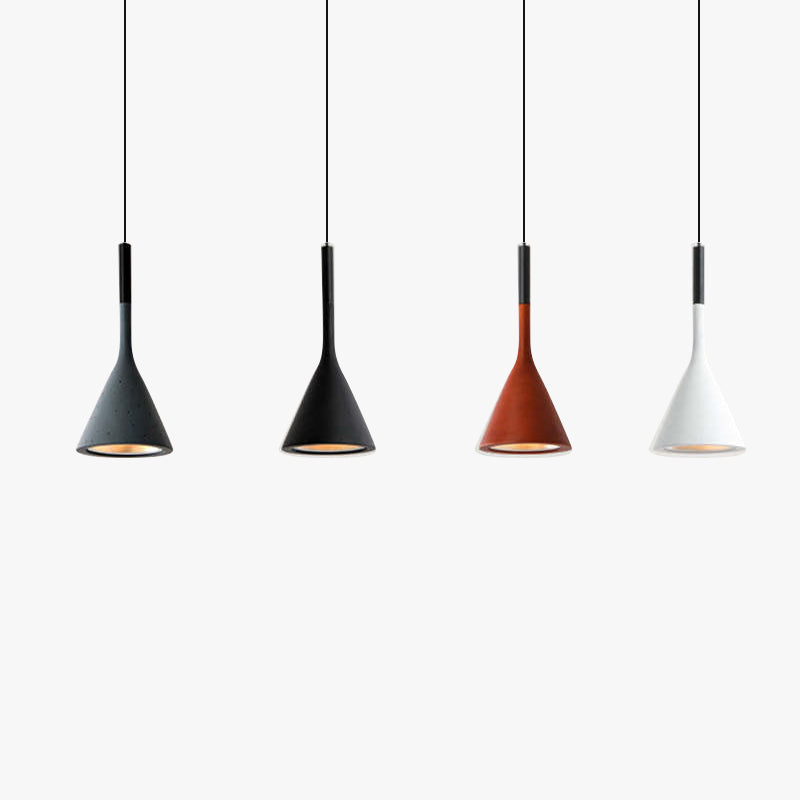 Modern Triangle Pendant Lamp - Trionda-Black-Nora Luxe