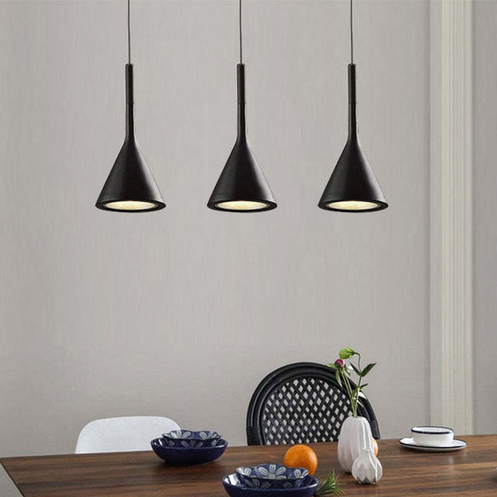 Modern Triangle Pendant Lamp - Trionda-Green-Nora Luxe