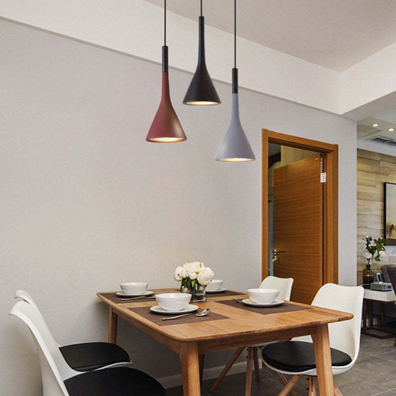 Modern Triangle Pendant Lamp - Trionda-Yellow-Nora Luxe