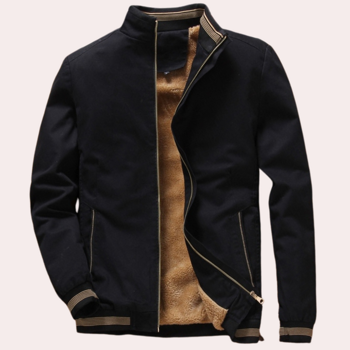 Modern Winter Jacket for Men - Arden-Black-S-Nora Luxe