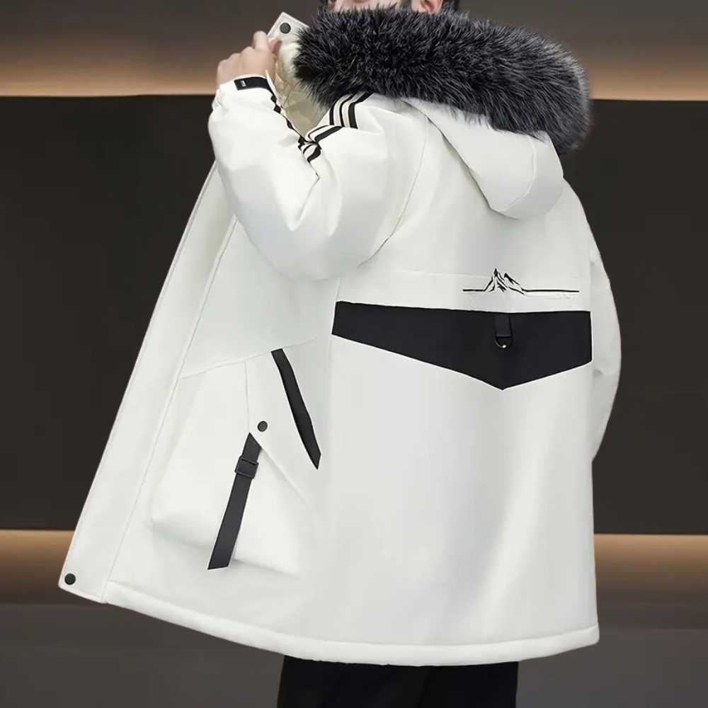 Modern Winter Jacket for Men - Maxim-Black-S-Nora Luxe