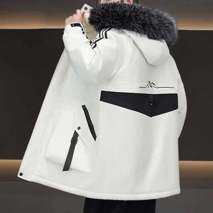 Modern Winter Jacket for Men - Maxim-Black-S-Nora Luxe