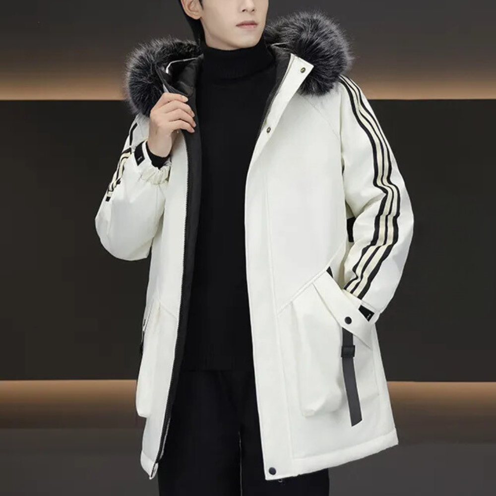 Modern Winter Jacket for Men - Maxim-Black-S-Nora Luxe