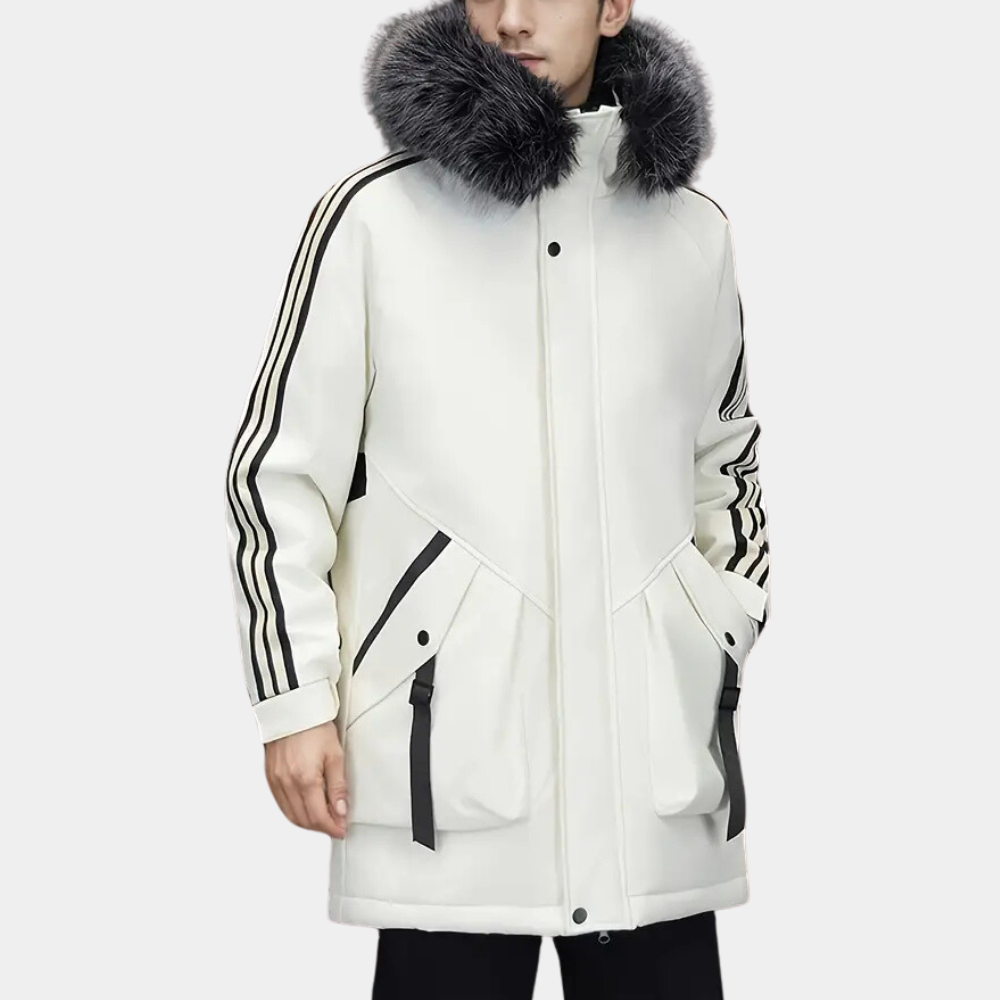 Modern Winter Jacket for Men - Maxim-Black-S-Nora Luxe
