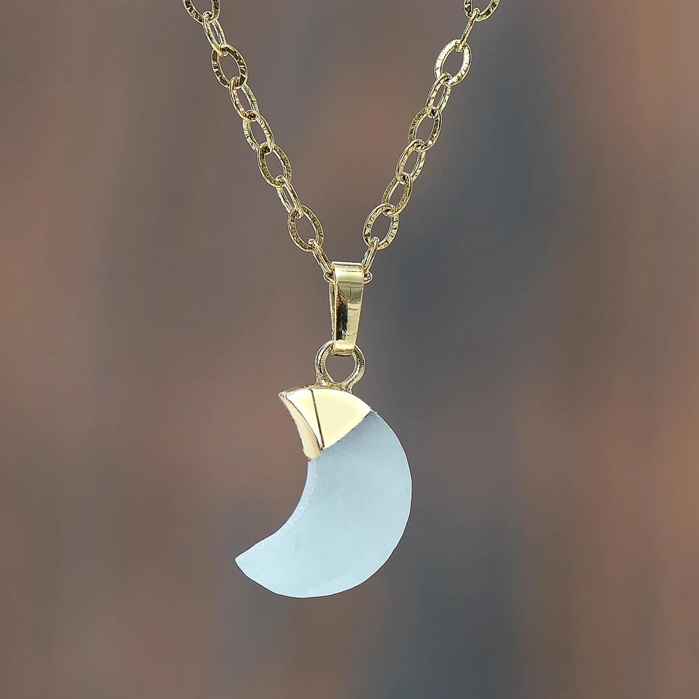 Moonstone Healing Necklace – Celestina-Apathy-Nora Luxe