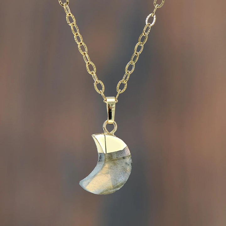 Moonstone Healing Necklace – Celestina-Labradorite-Nora Luxe