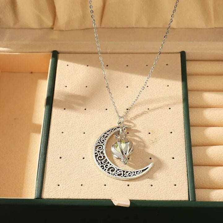 Moonstone Pendant Necklace-Nora Luxe