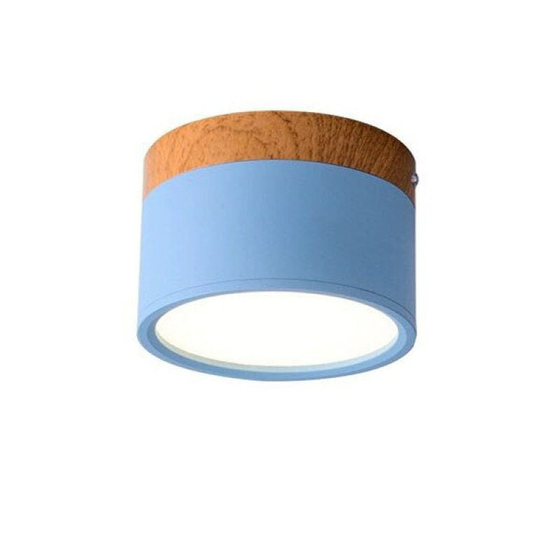 Morandi Style Modern LED Ceiling Lamp - LumiModo-Blue-5W-Warm white-Nora Luxe