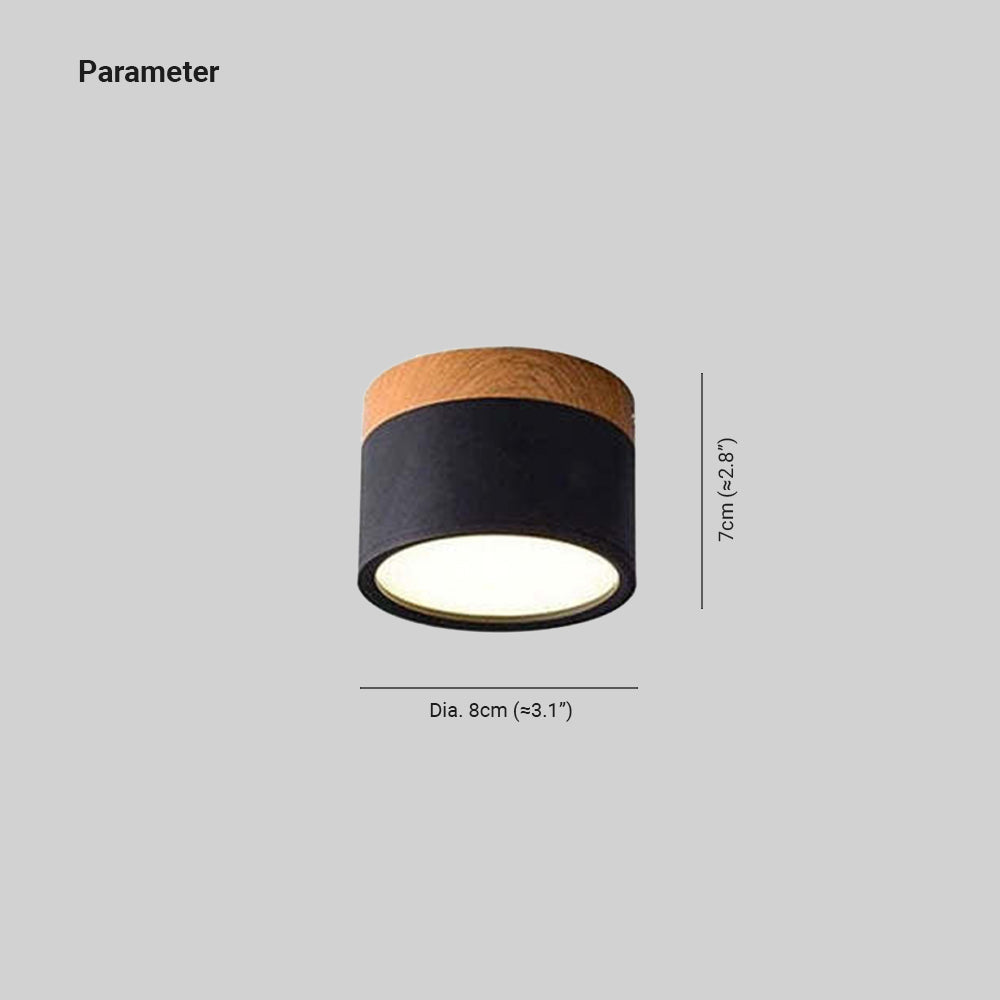 Morandi Style Modern LED Ceiling Lamp - LumiModo-Blue-5W-Warm white-Nora Luxe