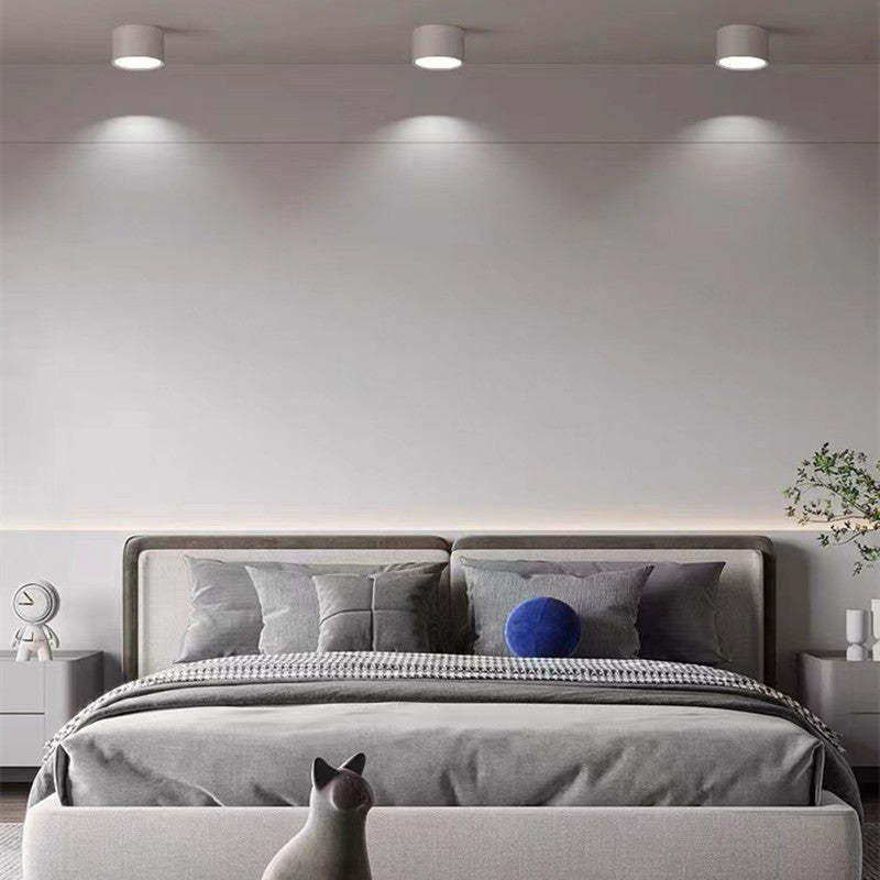 Morandi Style Modern LED Ceiling Lamp - LumiModo-Blue-5W-Warm white-Nora Luxe