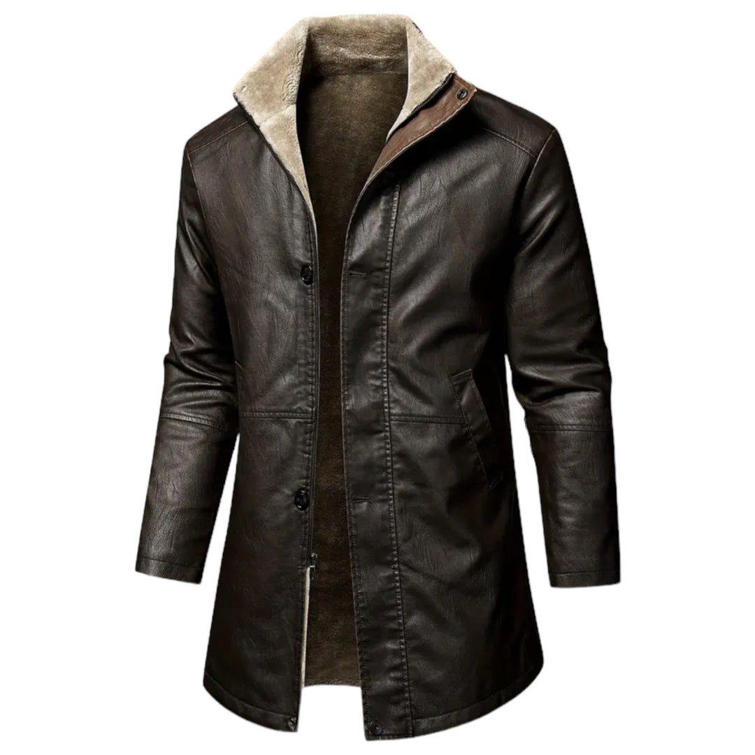 Motor jacket with Stylish Protection for Men - Stealth Phantom-Saddle brown-S-Nora Luxe