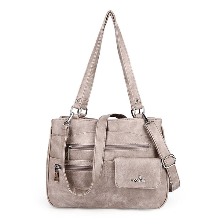 Multi-Compartment Women’s Shoulder and Crossbody Handbag – FlexiCarry