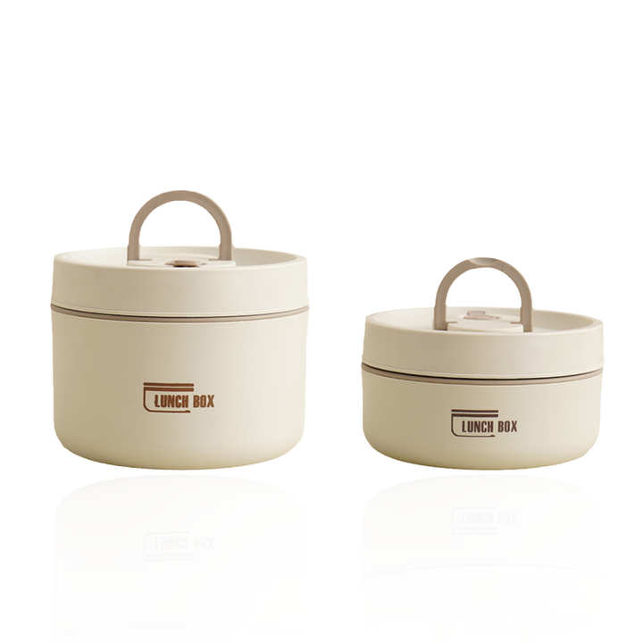 Multi-layer Insulated Lunch Box with FREE Carry Bag - ThermoBox-Blue-Small-Nora Luxe