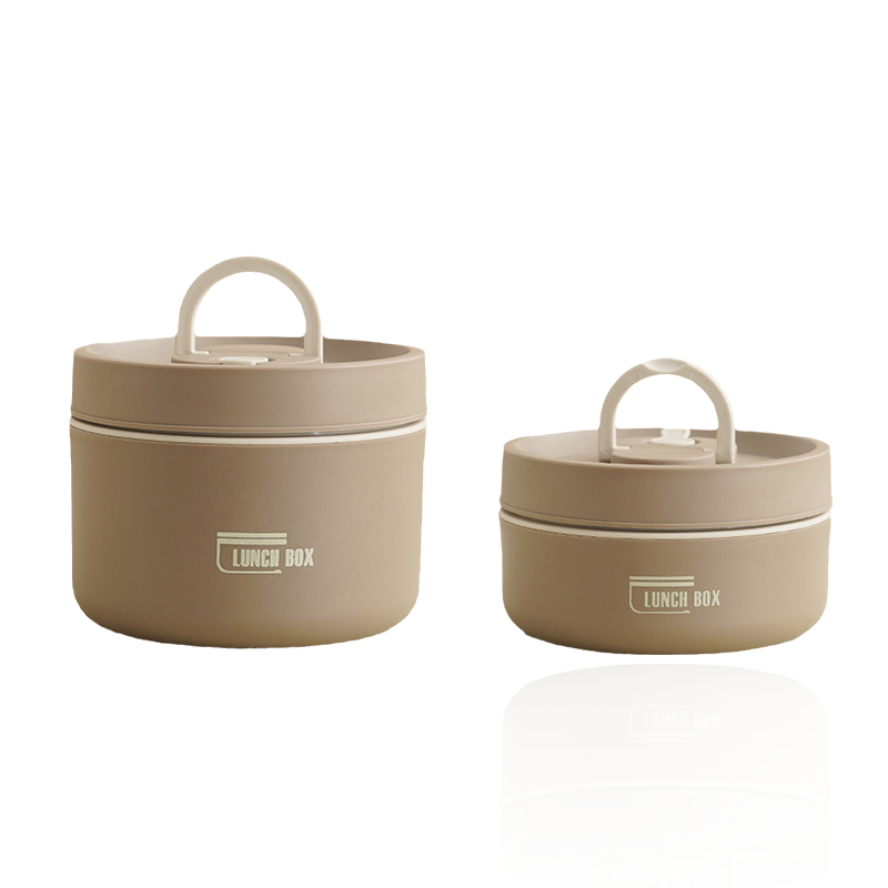 Multi-layer Insulated Lunch Box with FREE Carry Bag - ThermoBox-Blue-Small-Nora Luxe