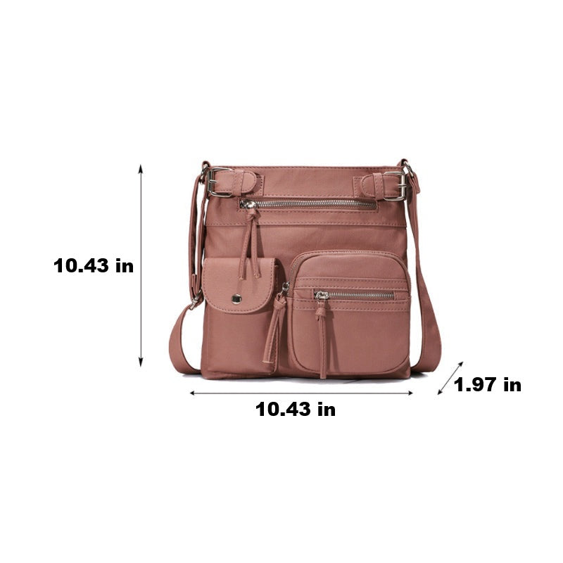 Multifunctional Stylish Anti-Theft Bag - SafeStyle-Black-Nora Luxe