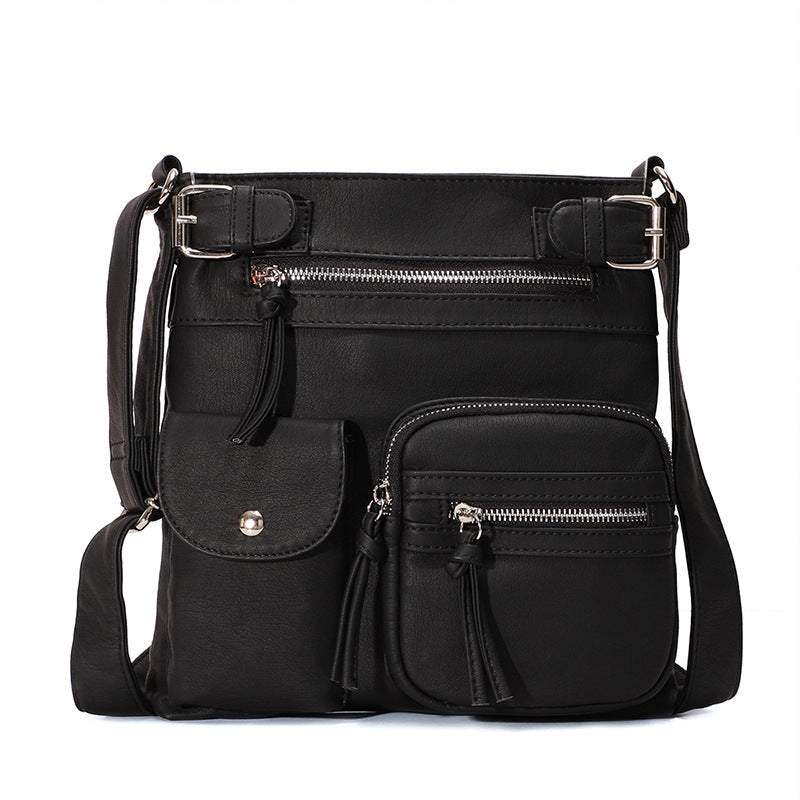 Multifunctional Stylish Anti-Theft Bag - SafeStyle-Black-Nora Luxe