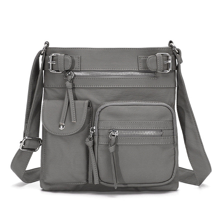Multifunctional Stylish Anti-Theft Bag - SafeStyle-Gray-Nora Luxe