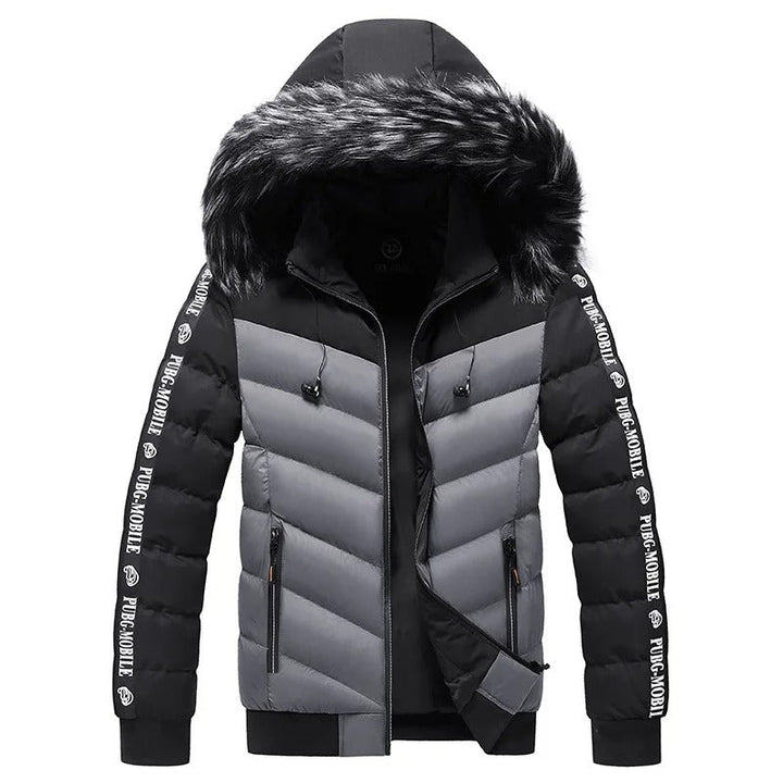 Multifunctional Wind Jacket with Detachable Hood - Luca-Gray-M-Nora Luxe