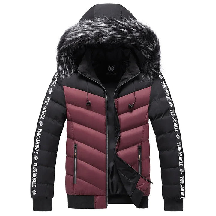 Multifunctional Wind Jacket with Detachable Hood - Luca-Red-M-Nora Luxe