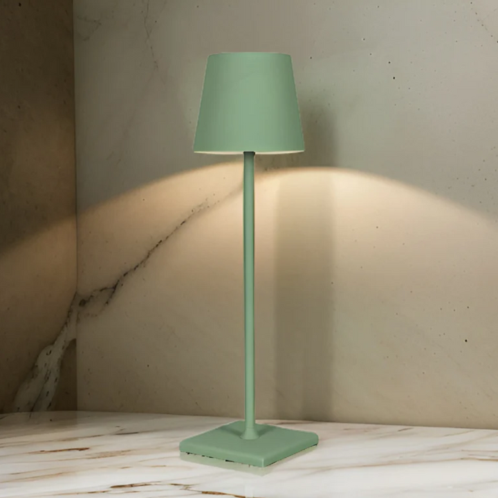 Multifunctional Wireless Rechargeable Table Lamp - NordicAura-Green-Nora Luxe