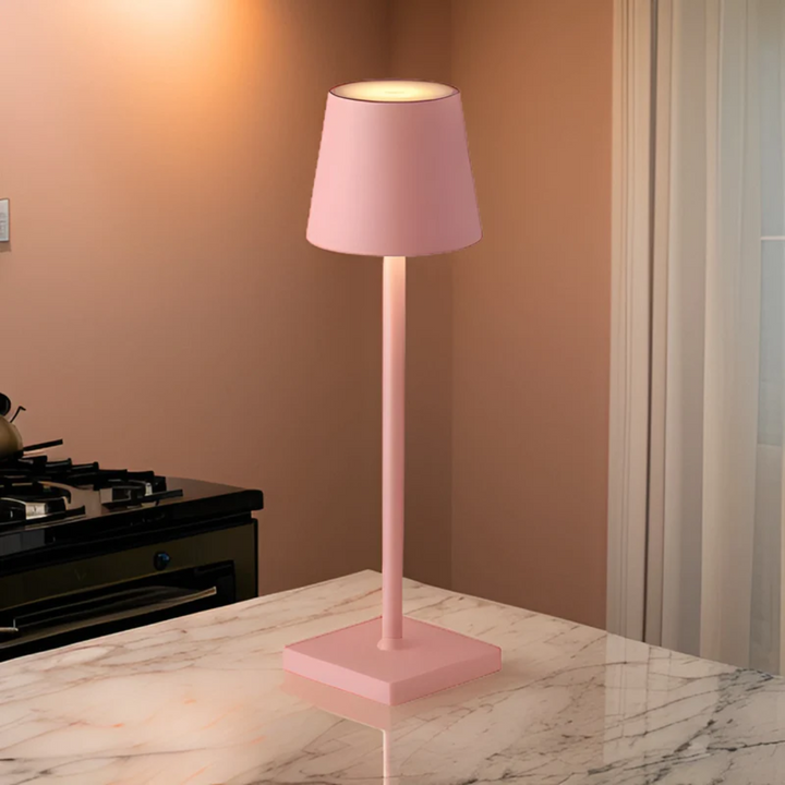 Multifunctional Wireless Rechargeable Table Lamp - NordicAura-Pink-Nora Luxe