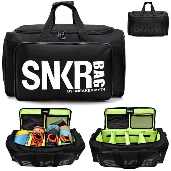 Water-Resistant Multi-Compartment Sneaker & Gear Travel Bag