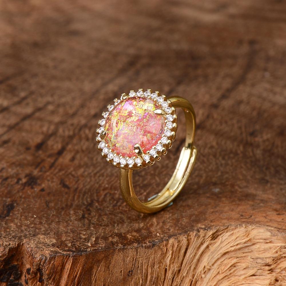 Mystical Shine Cocktail Ring – Elowen-Blue-Nora Luxe