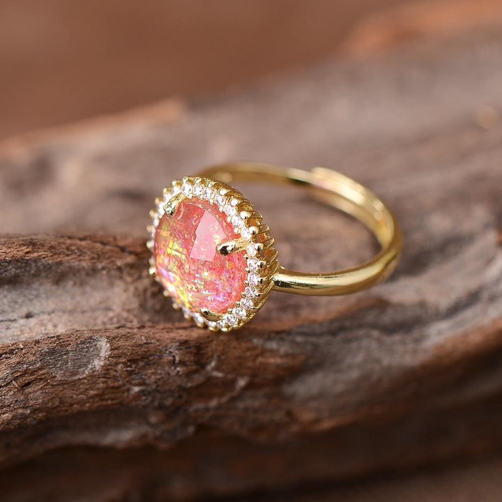 Mystical Shine Cocktail Ring – Elowen-Red-Nora Luxe