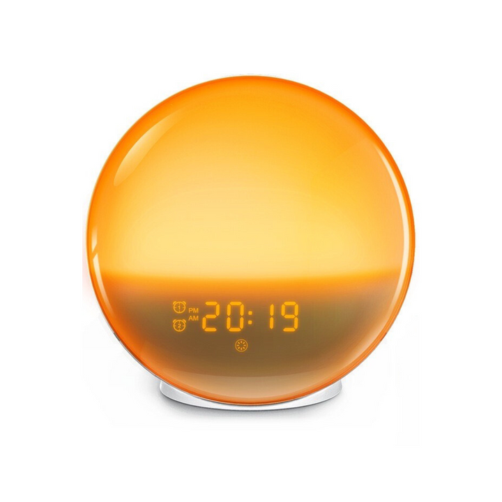 Natural Alarm Clock with Wake-up Light - GlowRise-Nora Luxe