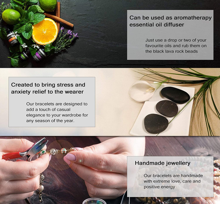 Natural Crystal Healing Chakra Bracelet-Nora Luxe