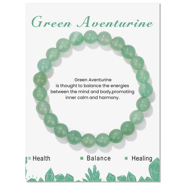 Natural Crystal Healing Energy Bracelet - Aria-Amazonite-Nora Luxe
