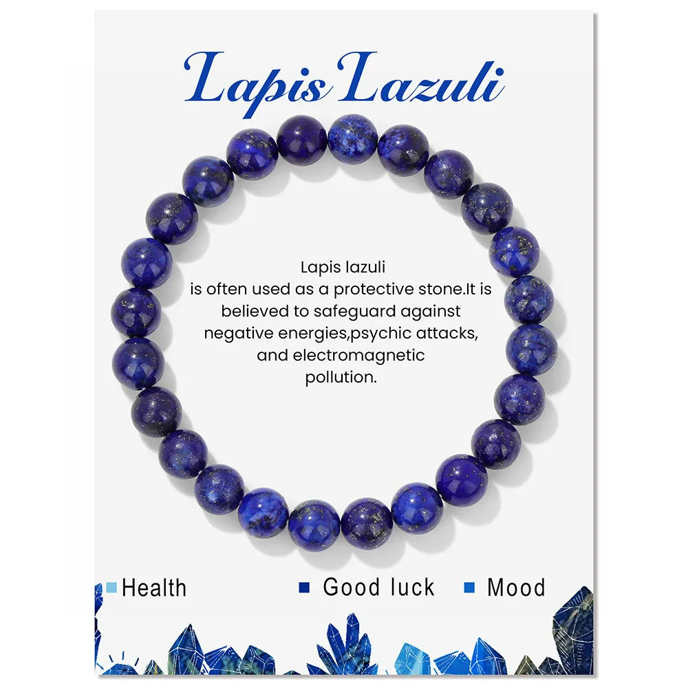 Natural Crystal Healing Energy Bracelet - Aria-Amazonite-Nora Luxe