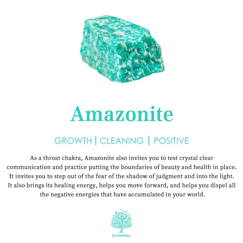 Natural Crystal Healing Energy Bracelet - Aria-Amazonite-Nora Luxe