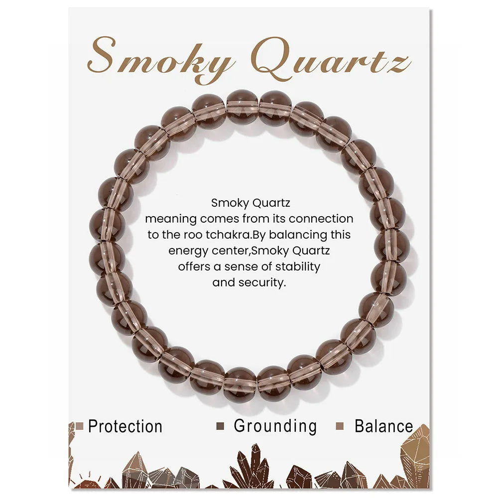 Natural Crystal Healing Energy Bracelet - Aria-Amazonite-Nora Luxe