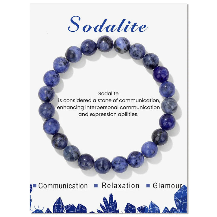 Natural Crystal Healing Energy Bracelet - Aria-Amazonite-Nora Luxe
