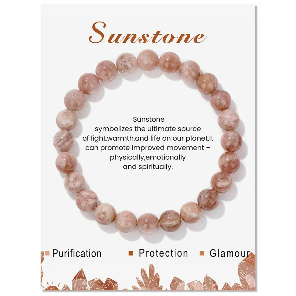 Natural Crystal Healing Energy Bracelet - Aria-Amazonite-Nora Luxe