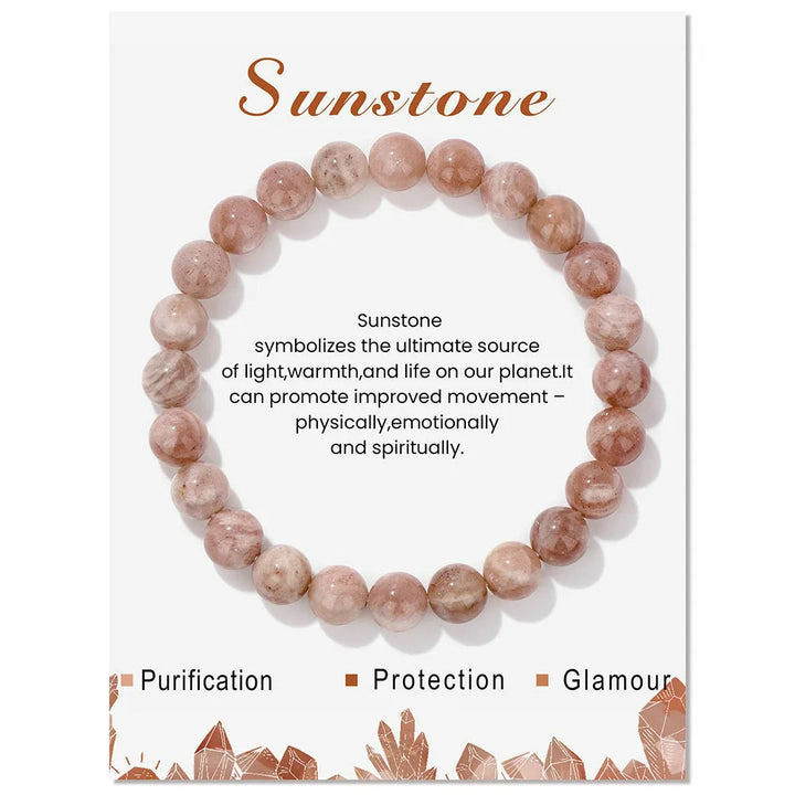 Natural Crystal Healing Energy Bracelet - Aria-Amazonite-Nora Luxe