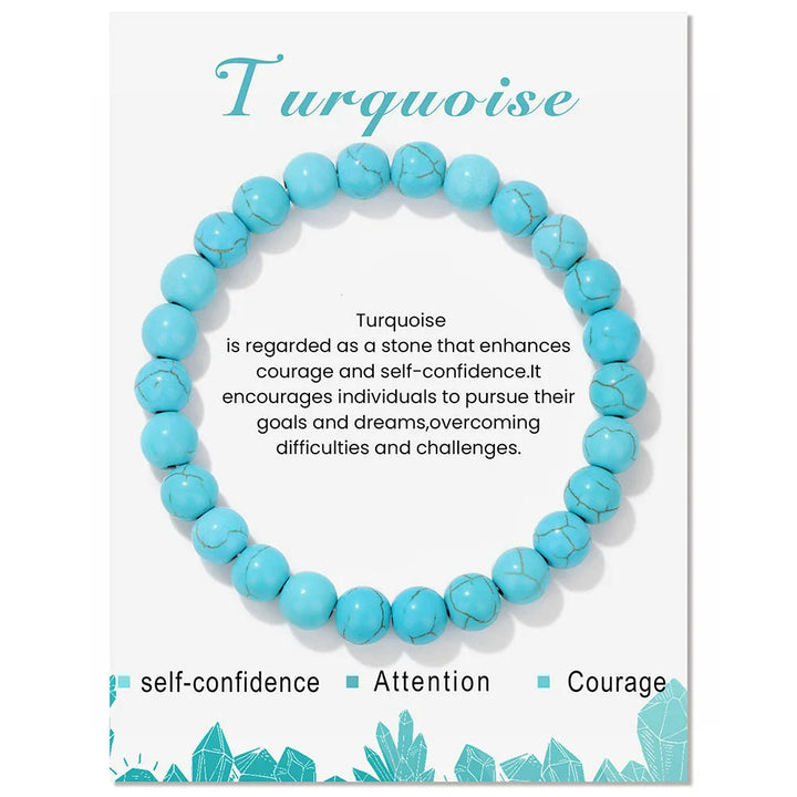 Natural Crystal Healing Energy Bracelet - Aria-Amazonite-Nora Luxe
