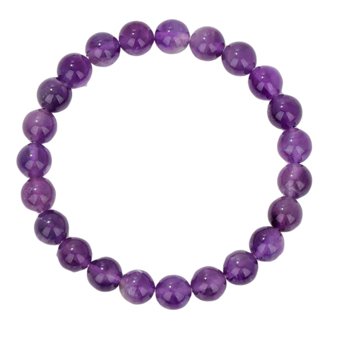 Natural Crystal Healing Energy Bracelet - Aria-Amethyst-Nora Luxe