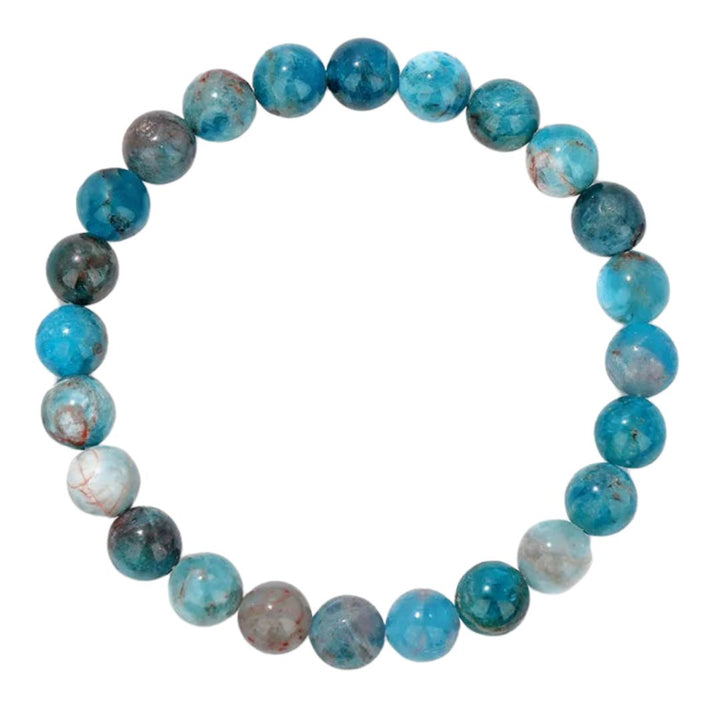 Natural Crystal Healing Energy Bracelet - Aria-Blue apatite-Nora Luxe