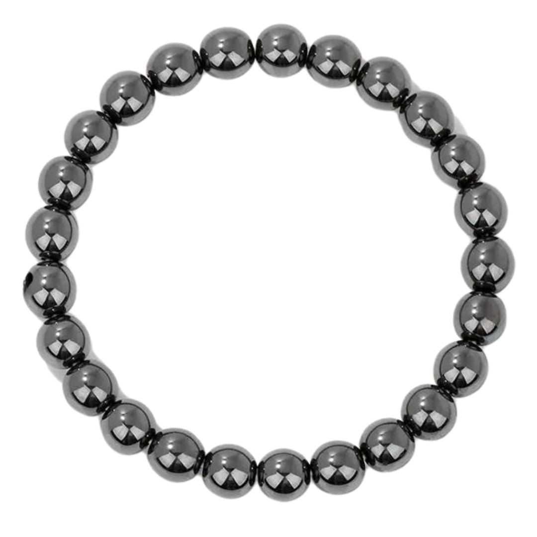 Natural Crystal Healing Energy Bracelet - Aria-Hematite-Nora Luxe