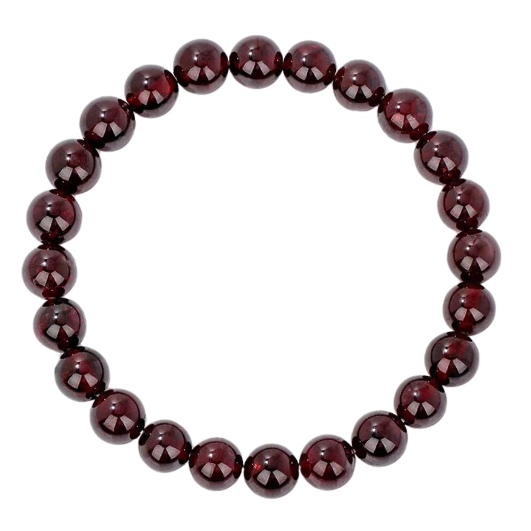 Natural Crystal Healing Energy Bracelet - Aria-Pomegranate-Nora Luxe