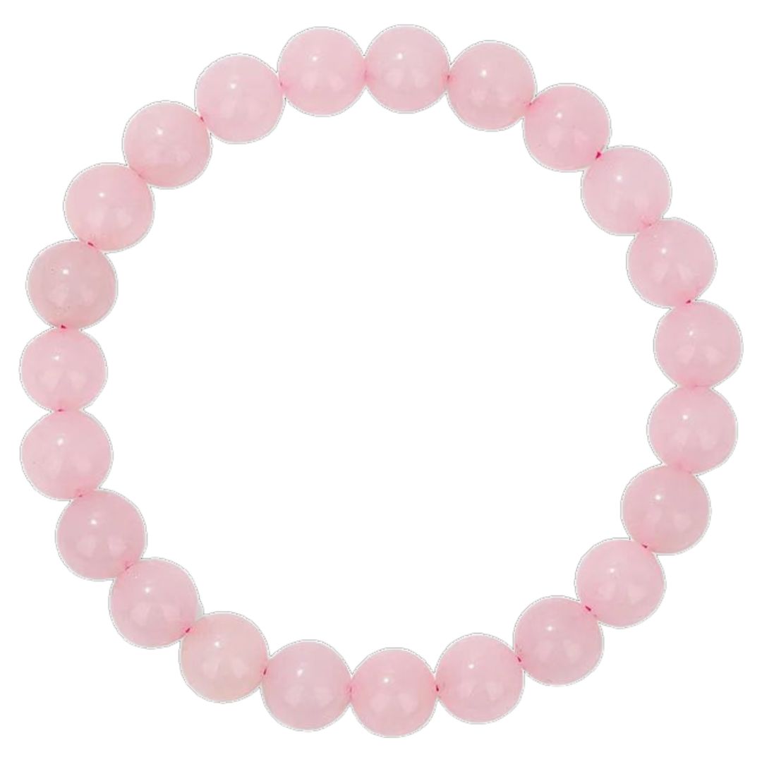 Natural Crystal Healing Energy Bracelet - Aria-Rose quartz-Nora Luxe