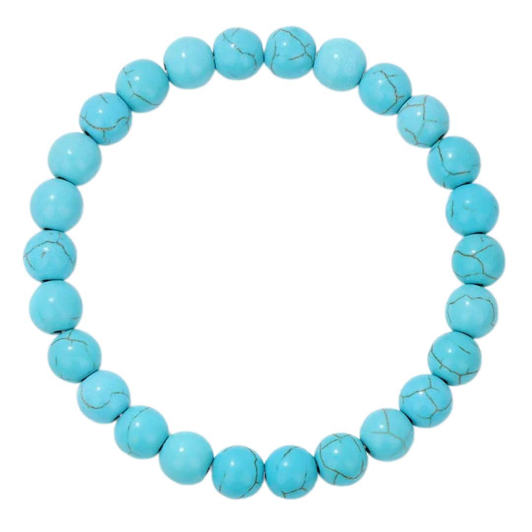 Natural Crystal Healing Energy Bracelet - Aria-Turquoise-Nora Luxe
