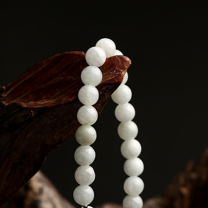 NATURAL JADE AND AGATE STONE BRACELET-Nora Luxe