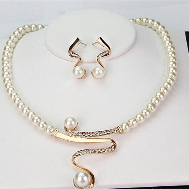 Natural Pearl Jewelry Set - Serena-Nora Luxe