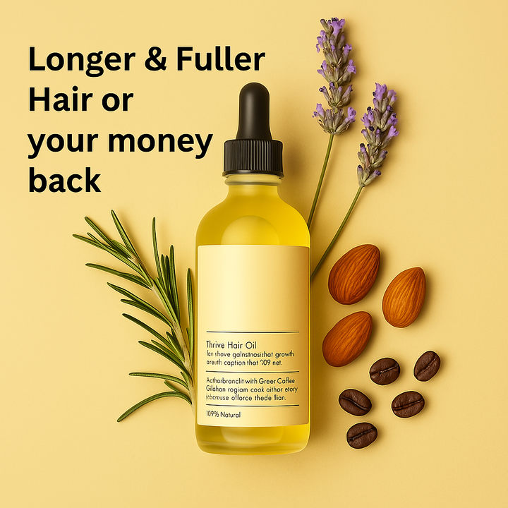 Natural Rosemary Hair Growth Oil - HerbGlow-Nora Luxe